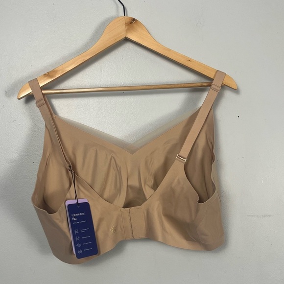 New HoneyLove CrossOver Bra Sand Color size 3X - Picture 6 of 11